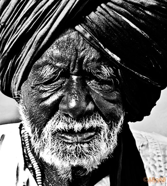 Old man in a turban