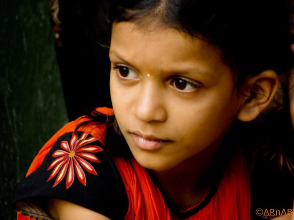 Girl in red