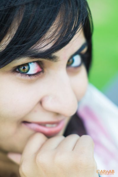 A smile in soft light