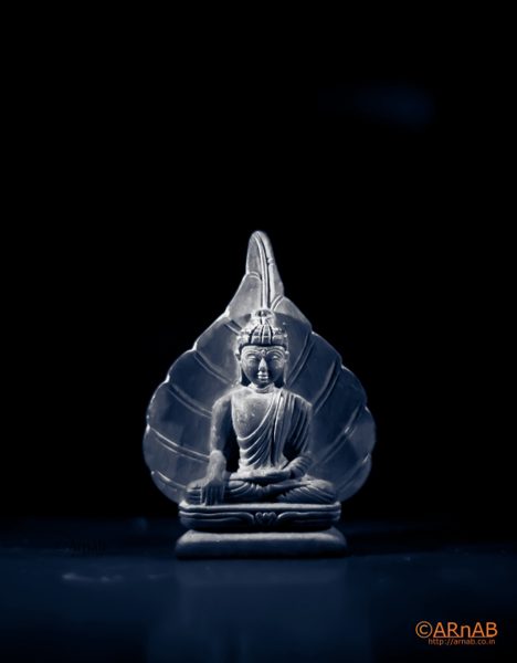 Buddha on a leaf